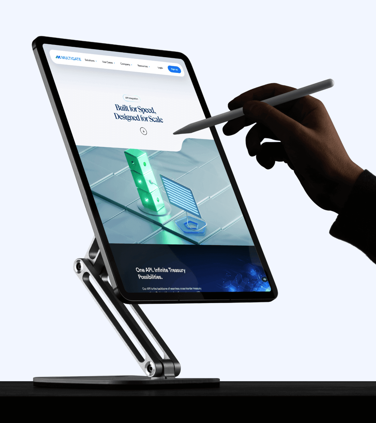 Multigate iPad App Design - Cross-Platform UI Development by Nativebrands Digital Agency