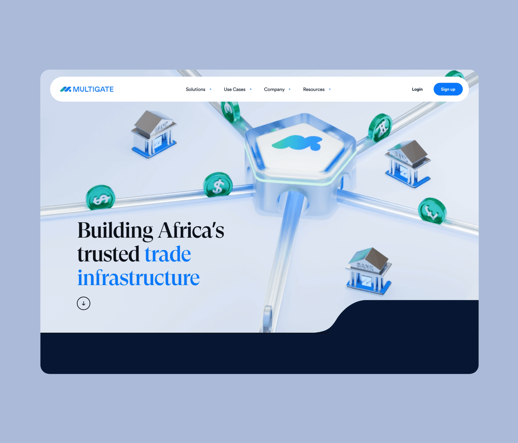Multigate Digital Finance Platform Introduction Video - 3D Design by Nativebrands Digital Agency