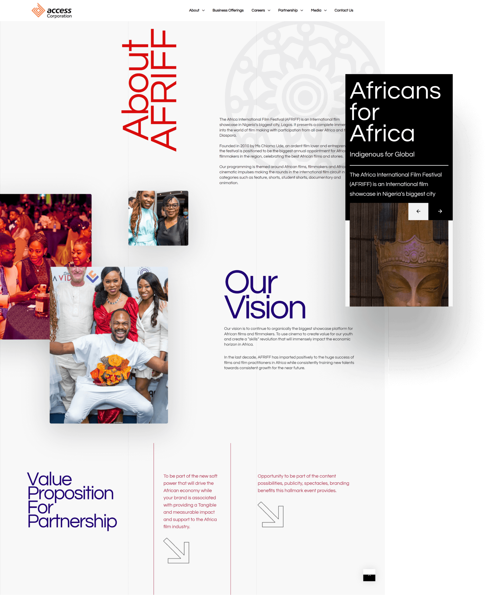 AFRIFF - The Access Corporation - Nativebrands Digital Agency
