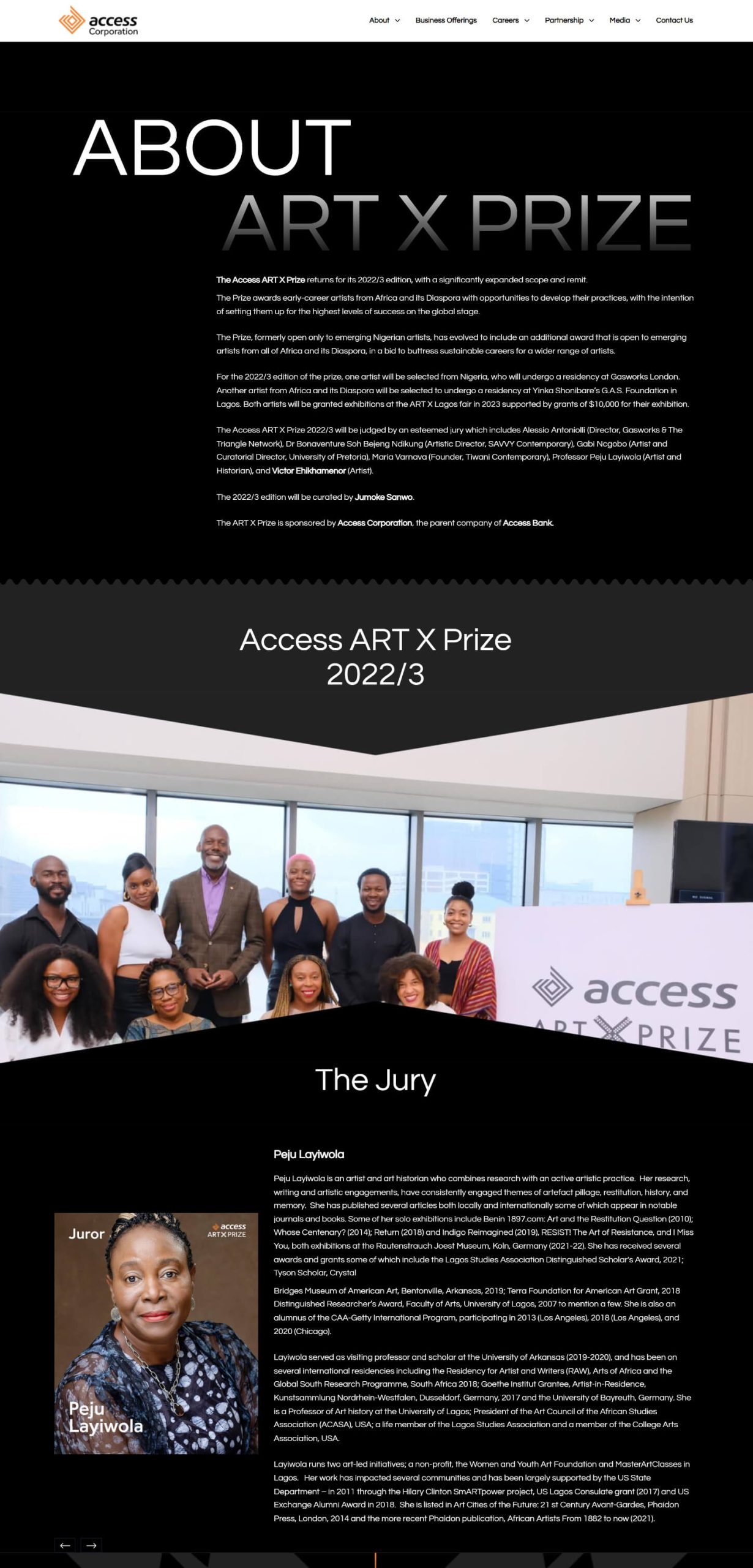 Art X Prize - The Access Corporation - Nativebrands Digital Agency